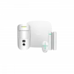 Комплект охоронної сигналізації Ajax HDR StarterKit Cam Plus, hub 2 plus, motioncam HDR, doorprotect, spacecontrol, jeweller, бездротовий, білий