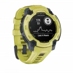 Смарт-годинник Garmin Instinct E 45 мм Electric Lime жовтий з Electric Lime жовтим силіконовим ремінцем