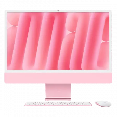 Apple iMac 24 with Retina 4.5K, Apple M4, 256GB, 8 CPU / 8 GPU, 16GB RAM, Pink (MWUG3) (2024)
