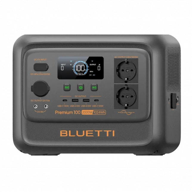 Зарядна станція Bluetti Premium 100 V2 2000Вт 1024 Втч LiFePO4