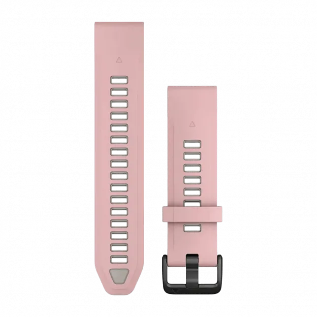 Ремінець QuickFit 20 мм, Dust Rose/Fog Gray рожевий силіконовий