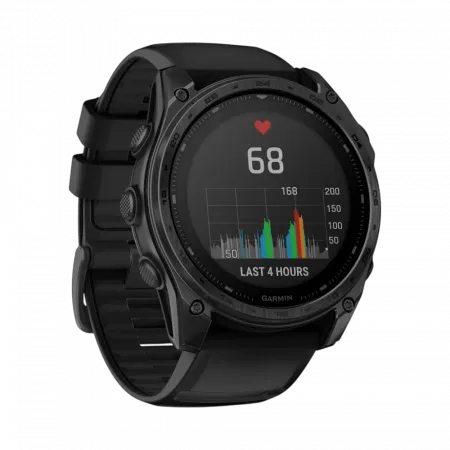 Смарт-годинник Garmin Tactix 8 51 мм Solar, Elite З сонячною підзарядкою та балістичним калькулятором Applied Ballistics Elite
