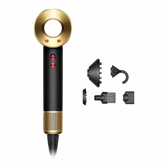 Фен для волосся Dyson Supersonic HD07 (Onyx Black/Gold) (UK)