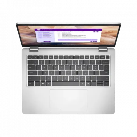 Ноутбук Dell Pro 14 Plus 14" FHD+ AG, Intel U7-268V, 32GB, F512GB, UMA, Win11P, сріблястий, US клавіатура