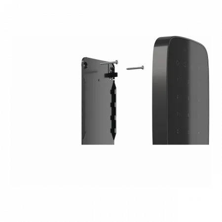 Бездротова сенсорна клавіатура Ajax Keypad Plus, jeweller, бездротовий, чорний (26077.83.BL1)
