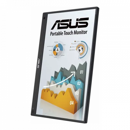 Монітор портативний Asus 15.6" ZenScreen MB16AMTR mHDMI, 2xUSB-C, MM, IPS, 7800mAh, Touch, Case