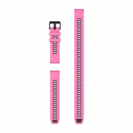 Ремінець QuickFit 22 мм, Pink Aurora рожевий силіконовий (комплект з трьох частин)