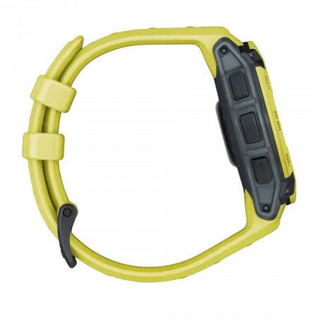 Смарт-годинник Garmin Instinct E 45 мм Electric Lime жовтий з Electric Lime жовтим силіконовим ремінцем