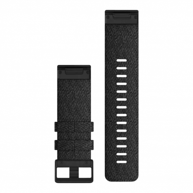 Ремінець QuickFit 26 мм, Heathered Black чорний нейлоновий
