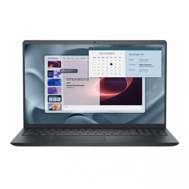 Ноутбук Dell Pro 15 Essential 15.6" FHD AG, AMD R5-7520U, 8GB, F512GB, UMA, Win11, чорний