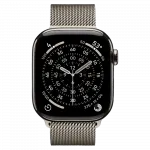 Apple Watch Series 11 GPS, 42mm Natural Titanium Case with Natural Milanese Loop