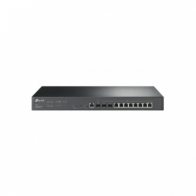 Мультисервісний Маршрутизатор TP-LINK ER8411 8xGE LAN/WAN, 1xSFP WAN/LAN, 2x10GE SFP+ WAN/LAN, 2xUSB