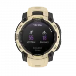 Смарт-годинник Garmin Instinct 3 45 мм, AMOLED Citrine бежевий з Citrine бежевим силіконовим ремінцем