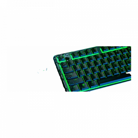 Клавіатура мембранна Razer Ornata V3 X 104key, USB-A, EN/UK, RGB, чорний