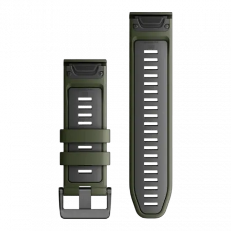 Ремінець QuickFit 26 мм, Moss/Graphite хакі силіконовий