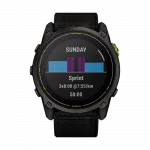 Смарт-годинник Garmin Enduro 3 51 мм з чорним нейлоновим ремінцем UltraFit