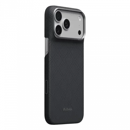 Чохол Pitaka Edge Ultra-Slim Argyle для iPhone 18 Pro/17 Pro Lava Black