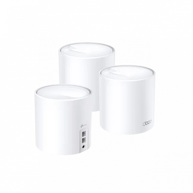 Система WiFi-Mesh TP-LINK Deco X60 AX5400, 1xGE LAN, 1xGE WAN, 3 мод