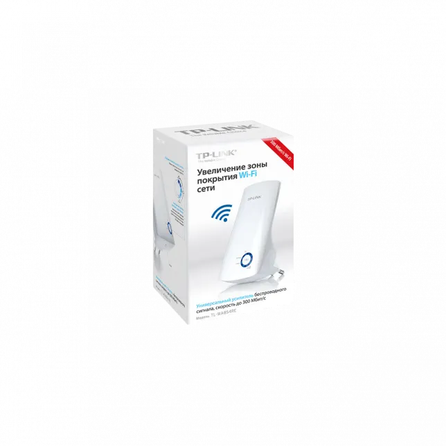 Розширювач покриття WiFi  TP-LINK TL-WA854RE N300, 1хFE LAN