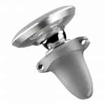 Автомобільний тримач Baseus Magnetic Air Vent Car Mount Holder with Cable Clip Silver