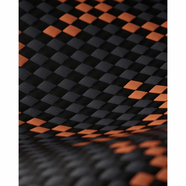 Чохол Pitaka Ultra-Slim Monogram для iPhone 17 Pro Black/Orange