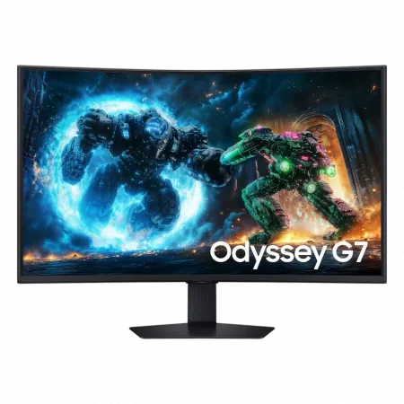 Монітор Samsung 37" G7 G75F 4K HDMI, DP, USB, VA, 3840x2160, 165Hz, 1ms