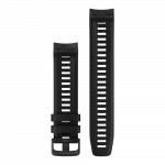  Ремінець 22 мм, (Instinct серія) Black чорний силіконовий