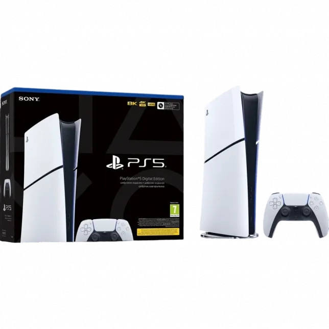 Ігрова приставка Sony PlayStation 5 Slim (Digital Edition) 825GB