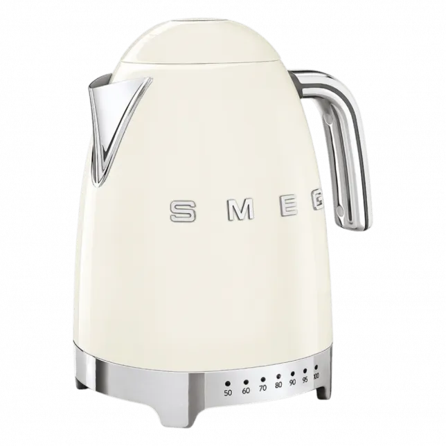 Чайник електричний з регулятором температури Smeg (Cream)