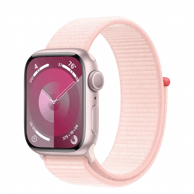 б/у Apple Watch Series 9 GPS 41mm Pink Aluminum Case with Light Pink Sport Loop