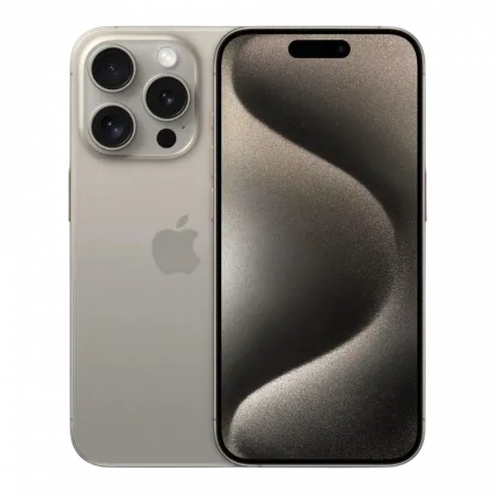 б/у Apple iPhone 15 Pro Max 256GB (Natural Titanium) (e-Sim) (Ідеальний стан)