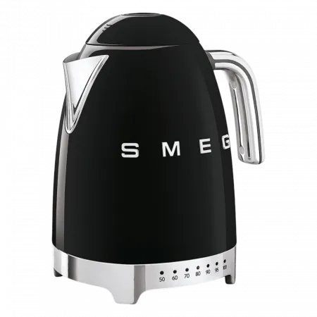 Чайник електричний з регулятором температури Smeg (Black)