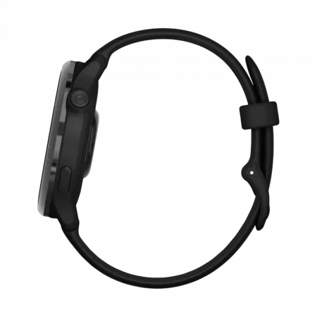 Смарт-годинник Garmin Vivoactive 6 Slate з Black чорним силіконовим ремінцем