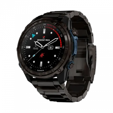 Смарт-годинник Garmin Descent Mk3i 51 мм Carbon Grey DLC Titanium з DLC Titanium титановим браслетом