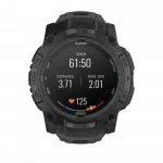 Смарт-годинник Garmin Instinct 3 50 мм, AMOLED, Tactical Edition Black чорний з чорним силіконовим ремінцем