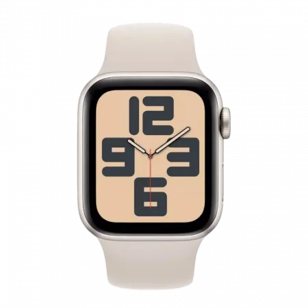 б/у Apple Watch SE 2 GPS 44mm Starlight Aluminum Case with Starlight Sport Band - S/M 2023