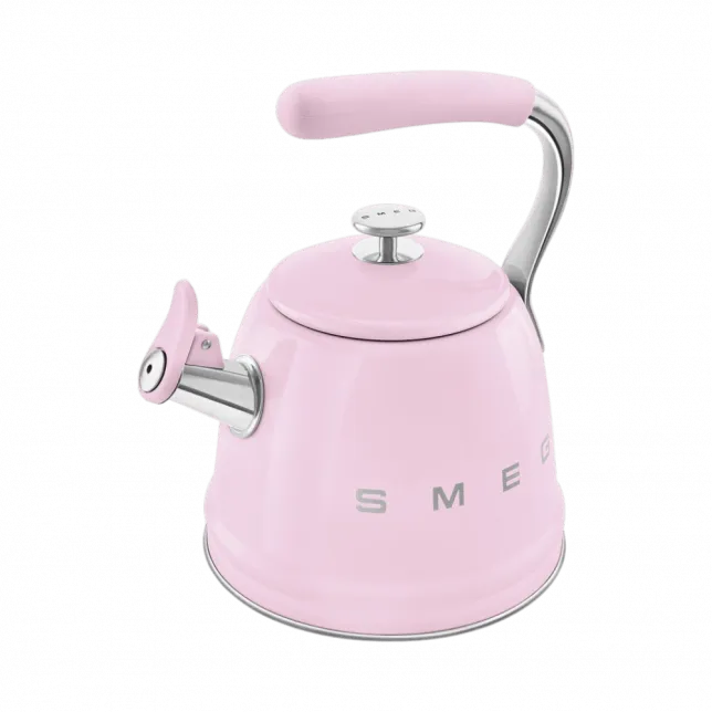 Чайник зі свистком Smeg (Pink)