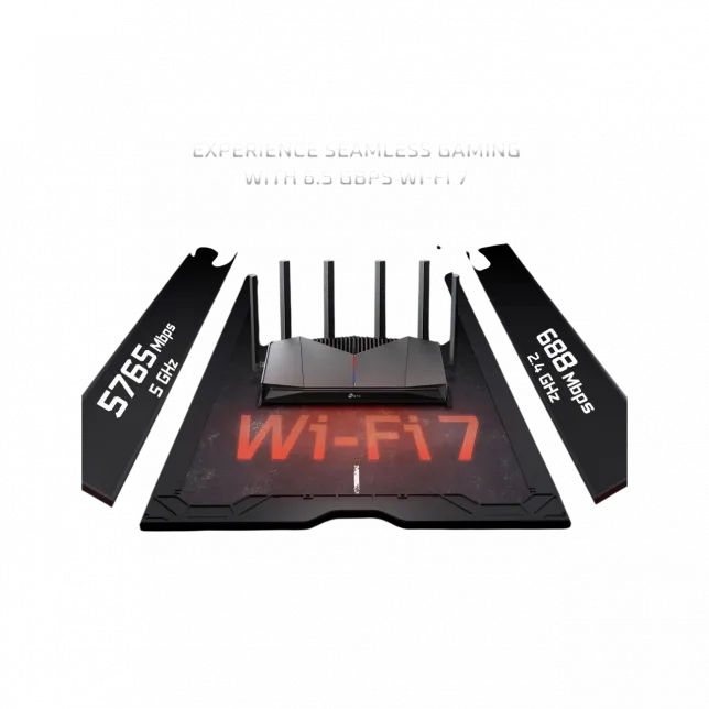 Маршрутизатор TP-LINK Archer GE400 BE6500, 3xGE LAN, 1x2.5GE LAN, 1x2.5GE WAN, 1xUSB3.0 MESH