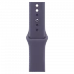 Apple Watch Series 11 GPS + LTE, 46mm Silver Aluminum Case with Purple Fog Sport Band - M/L