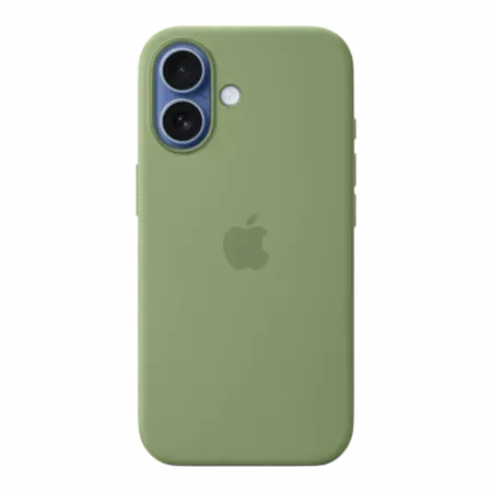 Чохол Apple Silicone Case with Magsafe для iPhone 17 (Light Moss)