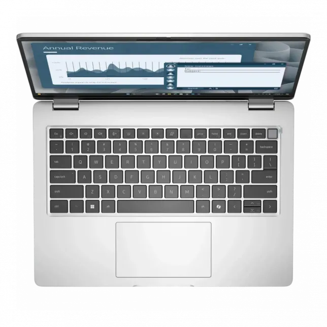 Ноутбук Dell Pro 14 14" FHD+ IPS AG, Intel U5-235U, 16GB, F512GB, UMA, Lin, сріблястий, US клавіатура