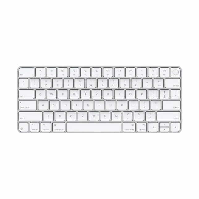 Apple Magic Keyboard with for Mac models with Apple silicon Touch ID USB–C (White) (2024)