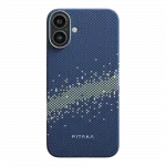 Чохол Pitaka Tactile Woven Case StarPeak for iPhone 16 Milky Way Galaxy
