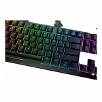 Клавіатура механічна Razer BlackWidow V4 Low-profile HyperSpeed, 104key, Green Switch, USB-A/WL/BT, EN, RGB, чорний