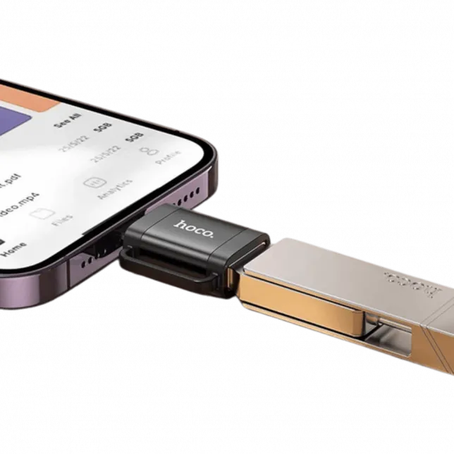 Перехідник Hoco Lightning to USB UA31A