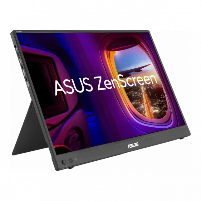 Монітор портативний Asus 16" ZenScreen MB16NCG mHDMI, 2xUSB-C, Audio, IPS, 2560x1600, 16:10, 155Hz, sRGB 100%, FreeSync, HDR10, Cover