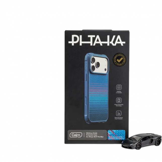 Чохол Pitaka Cairn Military Grade Protective для iPhone 18 Pro/17 Pro Nights-Midnight-01