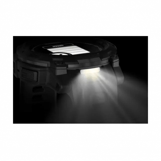 Смарт-годинник Garmin Instinct 3 45 мм, Solar, Tactical Edition Black чорний з чорним силіконовим ремінцем