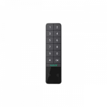 Бездротова зовнішня клавіатура Ajax KeyPad Outdoor Jeweller, графіт