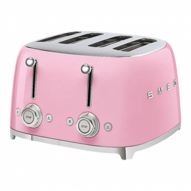 Тостер Smeg на 4 скибочки (Pink)